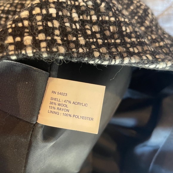 Gap Wool Blend Tweed Flared Skirt with Velvet Trim and Lined - Size 4 - Picture 3 of 10